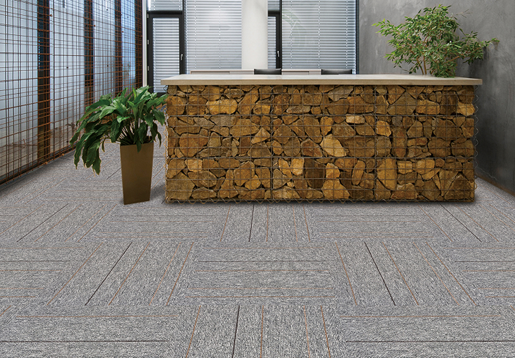 River-River Line Carpet Tiles