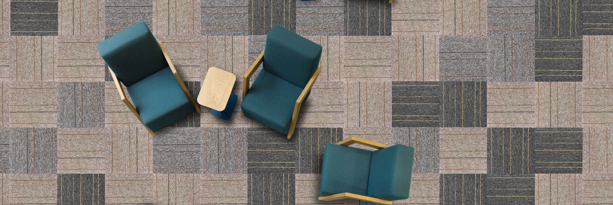 River-River Line Karo Halı